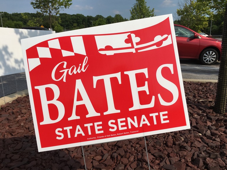 Gail Bates campaign sign, 2018 elections