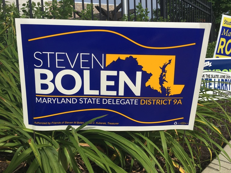 Steven Bolen campaign sign, 2018 elections