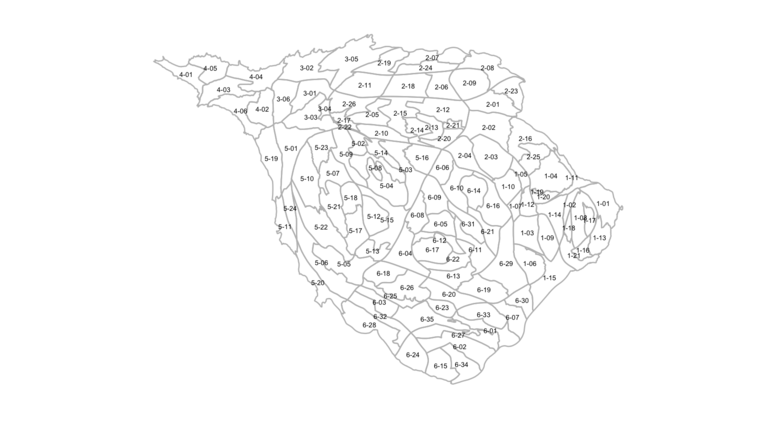 Howard County, Maryland precinct cartogram
